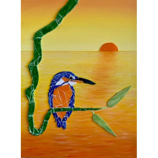 Painting & Mosaic - Kingfisher