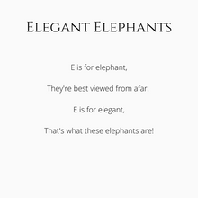Load image into Gallery viewer, Book - Elegant Elephants
