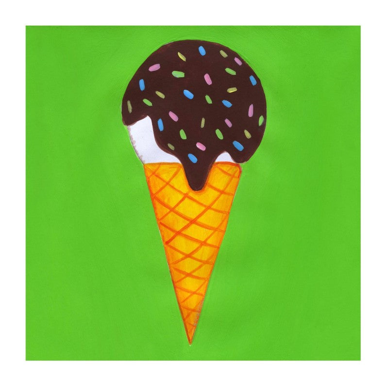 Greeting Card - Sweet Treats - Ice Cream Cone - Choc Top