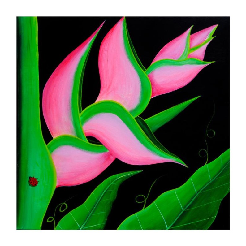 Coaster - Artwork - Heliconia