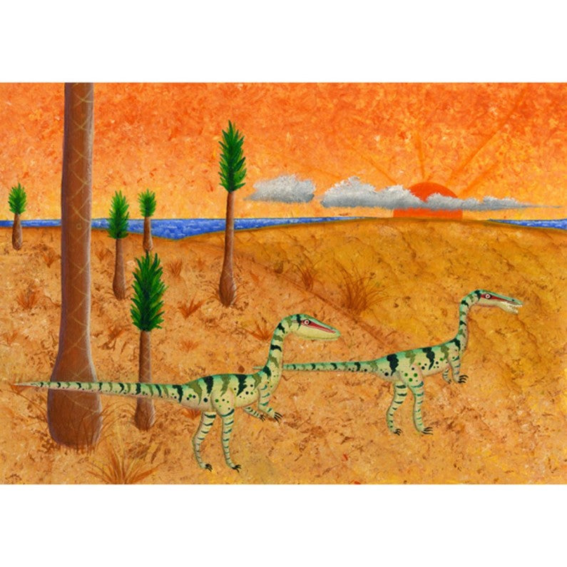 Print - Dinosaurus Alphabetus - Coelophysis