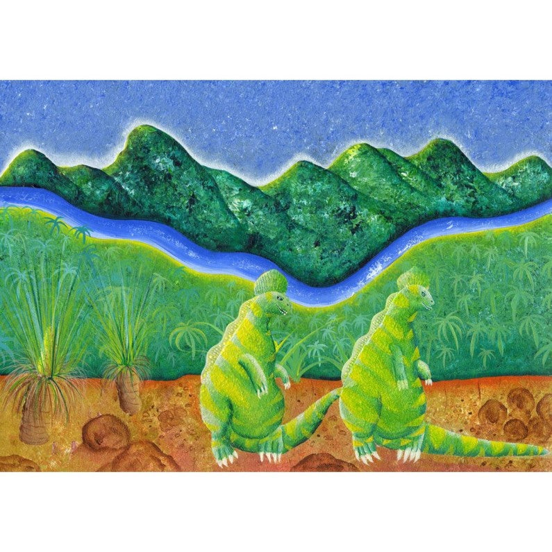 Print - Dinosaurus Alphabetus - Lambeosaurus