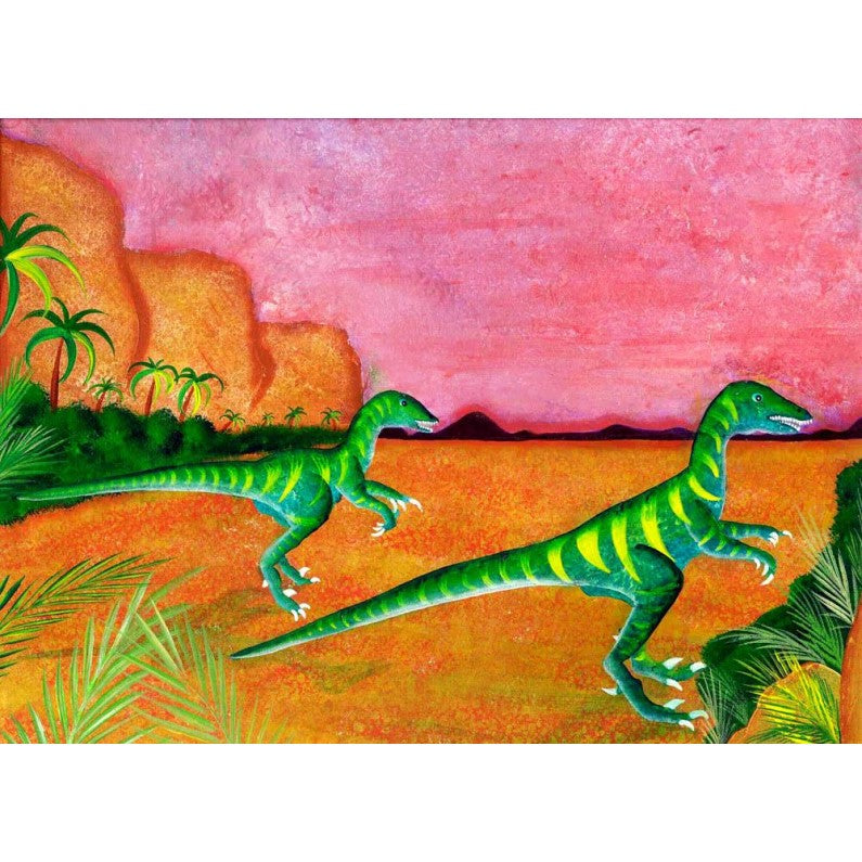 Print - Dinosaurus Alphabetus - Velociraptor