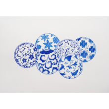 Load image into Gallery viewer, Drawing - Blue and White - Balls
