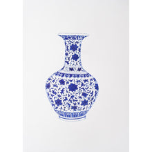 Load image into Gallery viewer, Drawing - Blue and White - Vase 1
