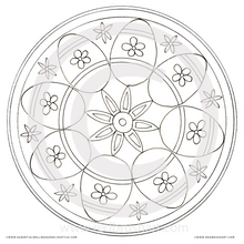 Load image into Gallery viewer, Colouring Book - Easter Mandala
