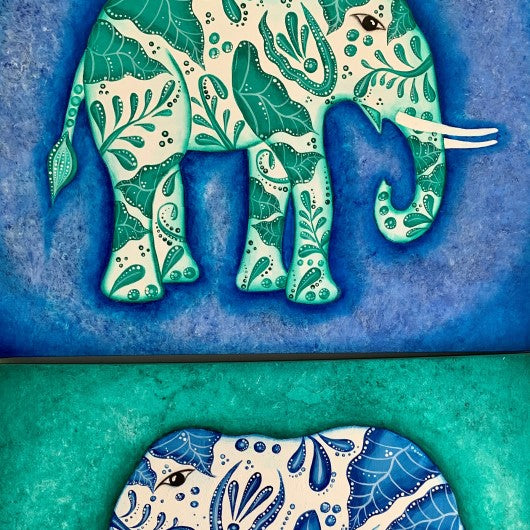 Painting - Elephants