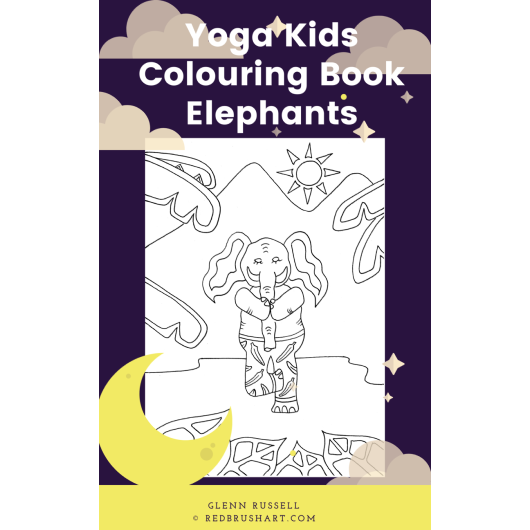 Colouring Book - Yoga Kids - Elephant Asanas
