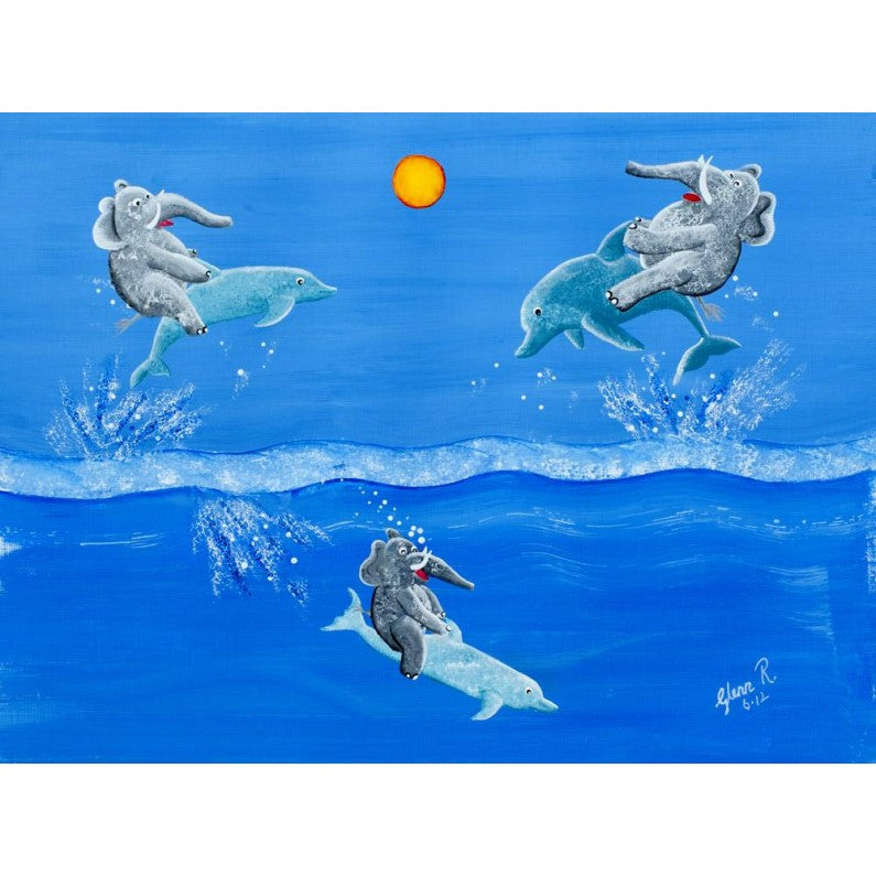 Print - Secret Life of Elephants - Hold On