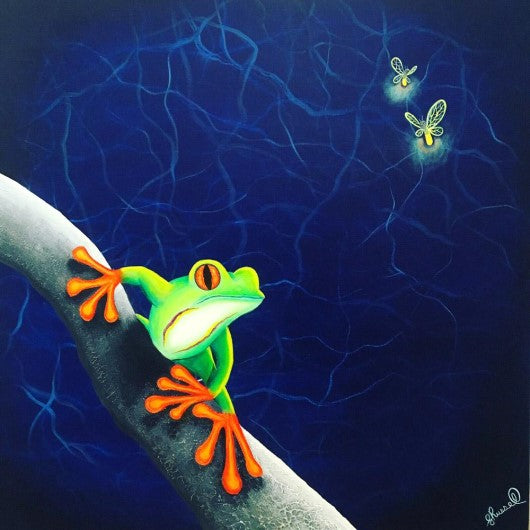 Painting - Green Tree Frog