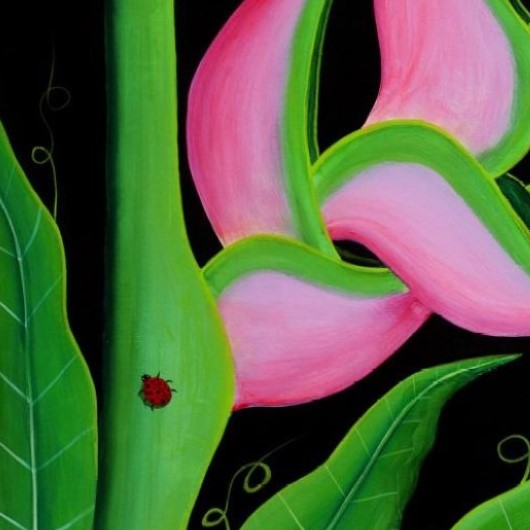 Painting - Heliconia