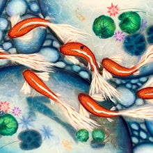 Load image into Gallery viewer, Painting - Koi in a Stream
