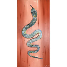 Load image into Gallery viewer, Painting &amp; Mosaic - Meet the Cool Locals - Green Tree Snake

