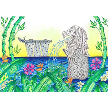 Load image into Gallery viewer, Print - Singapore Scenes - Merlion
