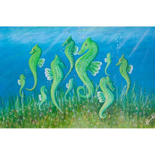 Load image into Gallery viewer, Painting - Dancing Seahorses
