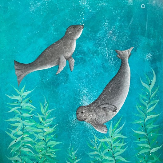 Painting - Seals 2