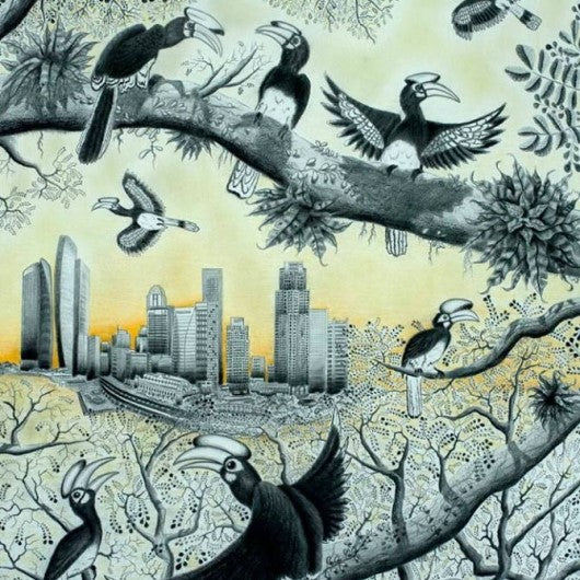 Drawing - Return of the Hornbills