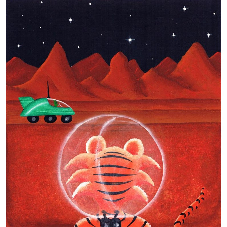 Print - Tigers Dream Too - Astronaut