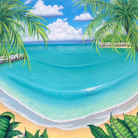 Painting - Tropical Island 1