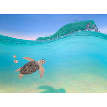Load image into Gallery viewer, Painting &amp; Mosaic - Loggerhead Turtle at Mudjimba Island
