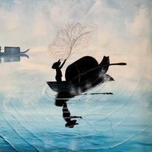 Load image into Gallery viewer, Painting - Vietnam Fisherman
