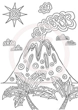 Load image into Gallery viewer, Colouring Book - Yoga Kids - Dinosaurs

